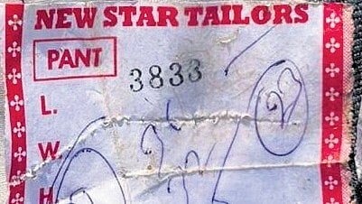Trouser sticker helps police decode woman’s murder