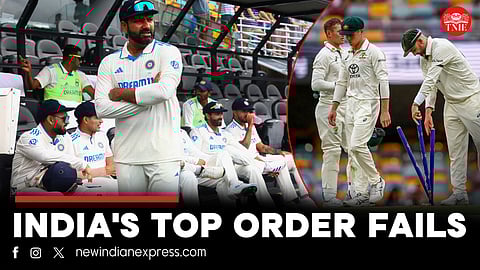 IND vs AUS | Another top-order failure for India on rainy day in Gabba