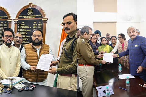 Both the BJP and the Congress filed police complaints against each other on Thursday.