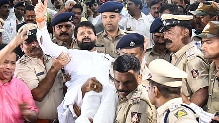 BJP MLC CT Ravi arrested in  Belagavi on Thursday.