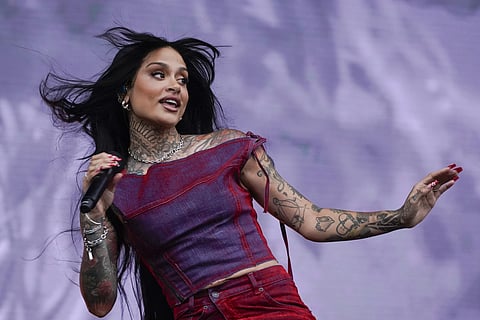 Kehlani performs at All Points East festival on Aug 18, 2023, in London.