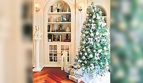 Lights are a great way to usher in festive vibes at home. 