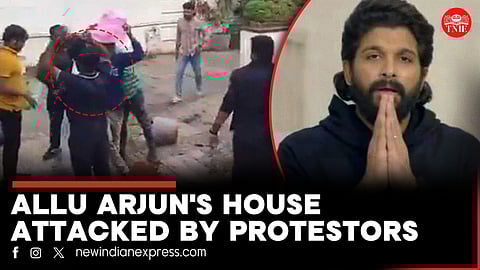Allu Arjun's Hyderabad house vandalised by protestors over stampede death