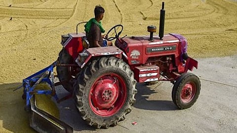 Image of tractor used for representational purpose.