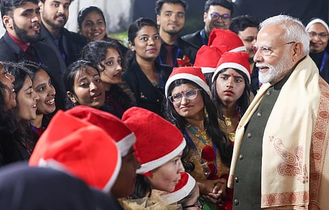 A senior priest of the Orthodox Church in Kerala on Tuesday criticised Prime Minister Narendra Modi and the BJP over their Christmas celebrations.