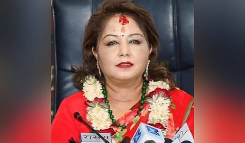 Nepalese foreign minister Arzu Rana Deuba