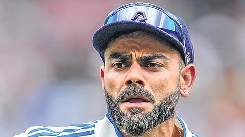 Virat Kohli during the fourth Test match against Australia in Melbourne