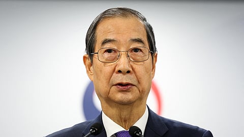 South Korea acting President Han Duck-soo. 