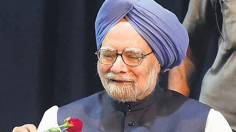 Former Prime Minister Manmohan Singh.