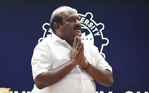 Higher Education Minister Govi Chezhiyan.