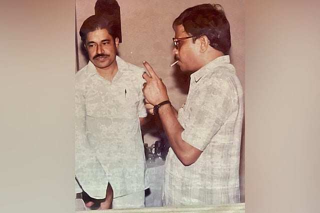 MT seen with the writer of the article K Kunhikrishnan.