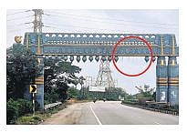 Residents and commuters alike have requested the district administration to take immediate steps to repair the structure.