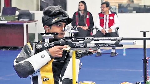 Abishek Sekhar is the first shooter from Karnataka to win six medals at the 67th National Shooting Championship Competitions (NSCC) in Bhopal 