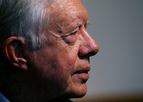 Former President and Nobel Peace laureate Jimmy Carter 