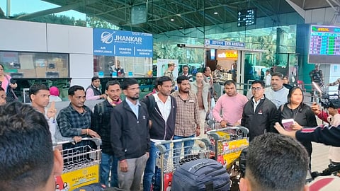 Eleven out of 47 migrant workers from Jharkhand, stranded in Cameroon, were brought to the state.