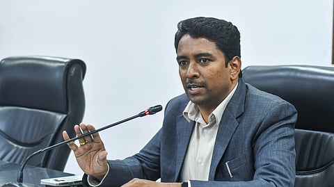 NTR district collector G Lakshmisha.