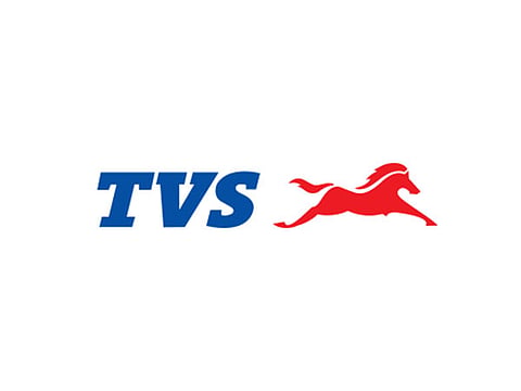 TVS Motor Company logo.
