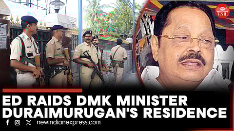 ED conducts raids at multiple locations in Vellore, including DMK minister Duraimurugan's residence