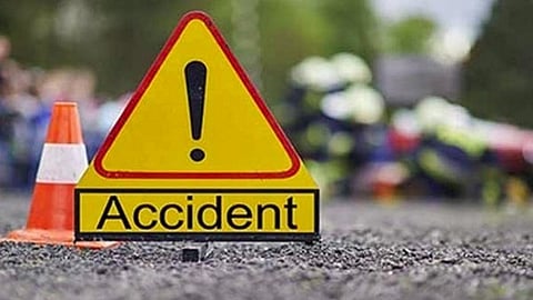 Three killed and four injured in a car-truck collision on the Mumbai-Ahmedabad highway in Gujarat's Bharuch district