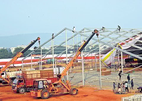 Arrangements in full swing for PM Modi’s public meeting