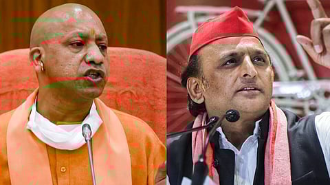 UP chief minister Yogi Adityanath, Samajwadi party chief Akhilesh Yadav