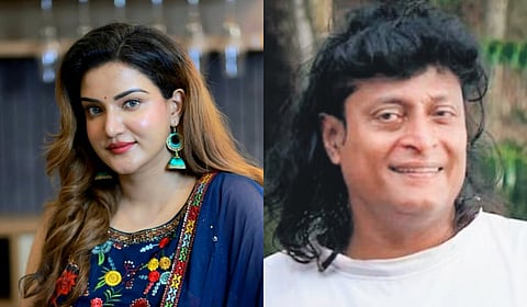 Honey Rose and Boby Chemmanur.