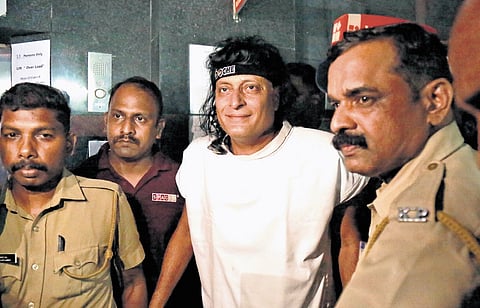 Businessman Boby Chemmanur being shifted to the Kakkanad sub jail after his bail petition was dismissed by the Judicial First Class Magistrate Court for making obscene remarks against actor Honey Rose