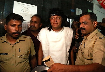 Businessman Boby Chemmanur being shifted to Sub jail after his bail petition was dismissed by Judicial First Class Magistrate court for making obscene remarks against a female actor. 