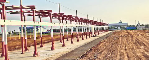 The north runway of Kempegowda International Airport, where AAI activated the Instrument Landing System.