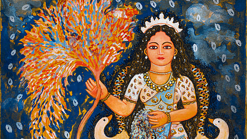 Where fishes turn into gods: Jayasri Burman’s art of real is remade with fantasy