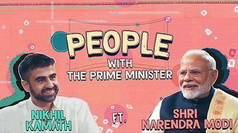"I am also human, not god," says PM Modi in podcast debut with Zerodha's Nikhil Kamath