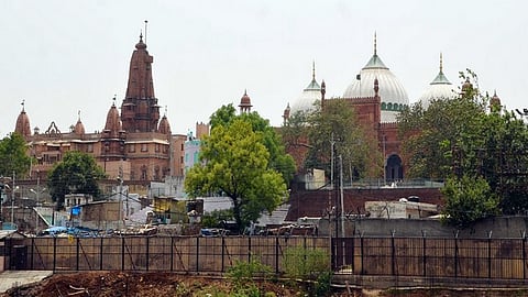 Krishna Janmabhoomi and Shahi Eidgah mosque in Mathura.
