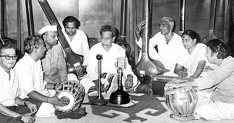 Hindustani classical vocalist Pandit Bhimsen Joshi 