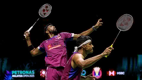 Satwiksairaj Rankireddy and Chirag Shetty.