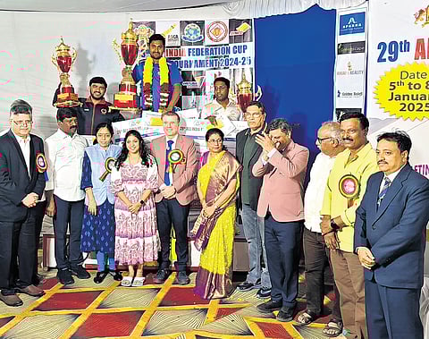 Ch Janardhan Reddy, a 35-year-old from Andhra Pradesh, made history by winning the National Carrom Championship after 64 years, marking a significant achievement in the state's carrom history. 