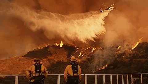 Los Angeles wildfires: Rising winds hamper firefighting efforts, threatening homes and key landmarks