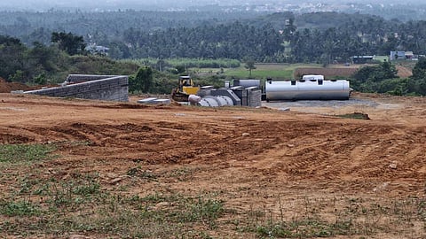 The residents said that the plant's construction had already commenced near a private school and the 40-acre poromboke land where livestock are taken for grazing.