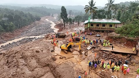 Massive landslide at Chooralmala in Wayanad