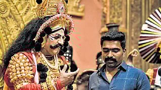 Shivarajkumar is Nadaprabhu Puttaswamy in Ravi Basrur’s 
Veera Chandrahasa