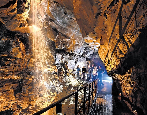 Interiors of the cave