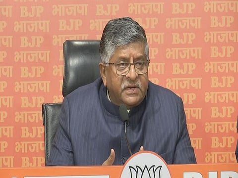 BJP leader and former Union minister Ravi Shankar Prasad