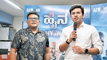 Venkat Bharadwaj and Tejasvi Surya