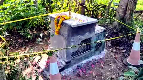 The ‘samadhi’ chamber of  Gopan Swami that was opened on Thursday.