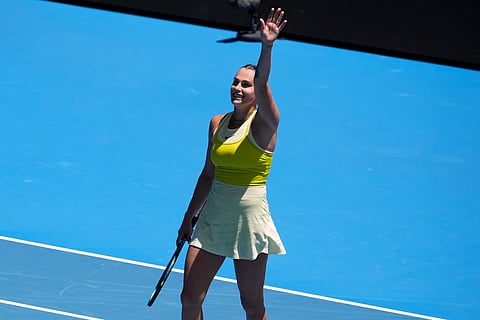 Aryna Sabalenka of Belarus.