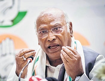 AICC president Mallikarjun Kharge