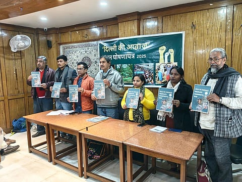 The manifesto will be provided to all political parties contesting elections in Delhi assembly elections. 