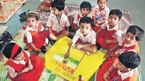 Image of nursery students used for representative purpose.