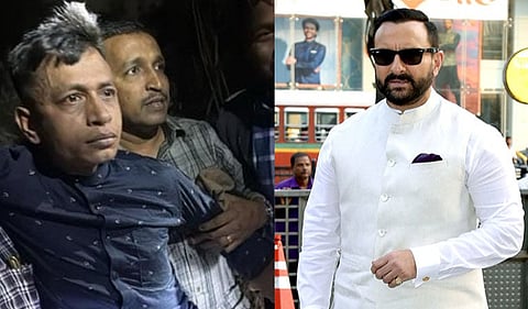 Saif Ali Khan returns home after being discharged from hospital.