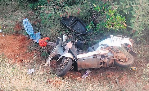 The scooter that Ali used