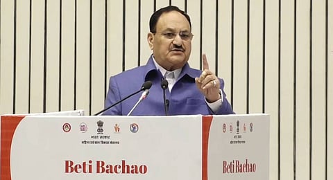 Union Health and Family Welfare Minister J. P. Nadda.